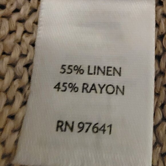 J. Jill Linen Blend Knit Cardigan sweater - sz XXS - Picture 6 of 8